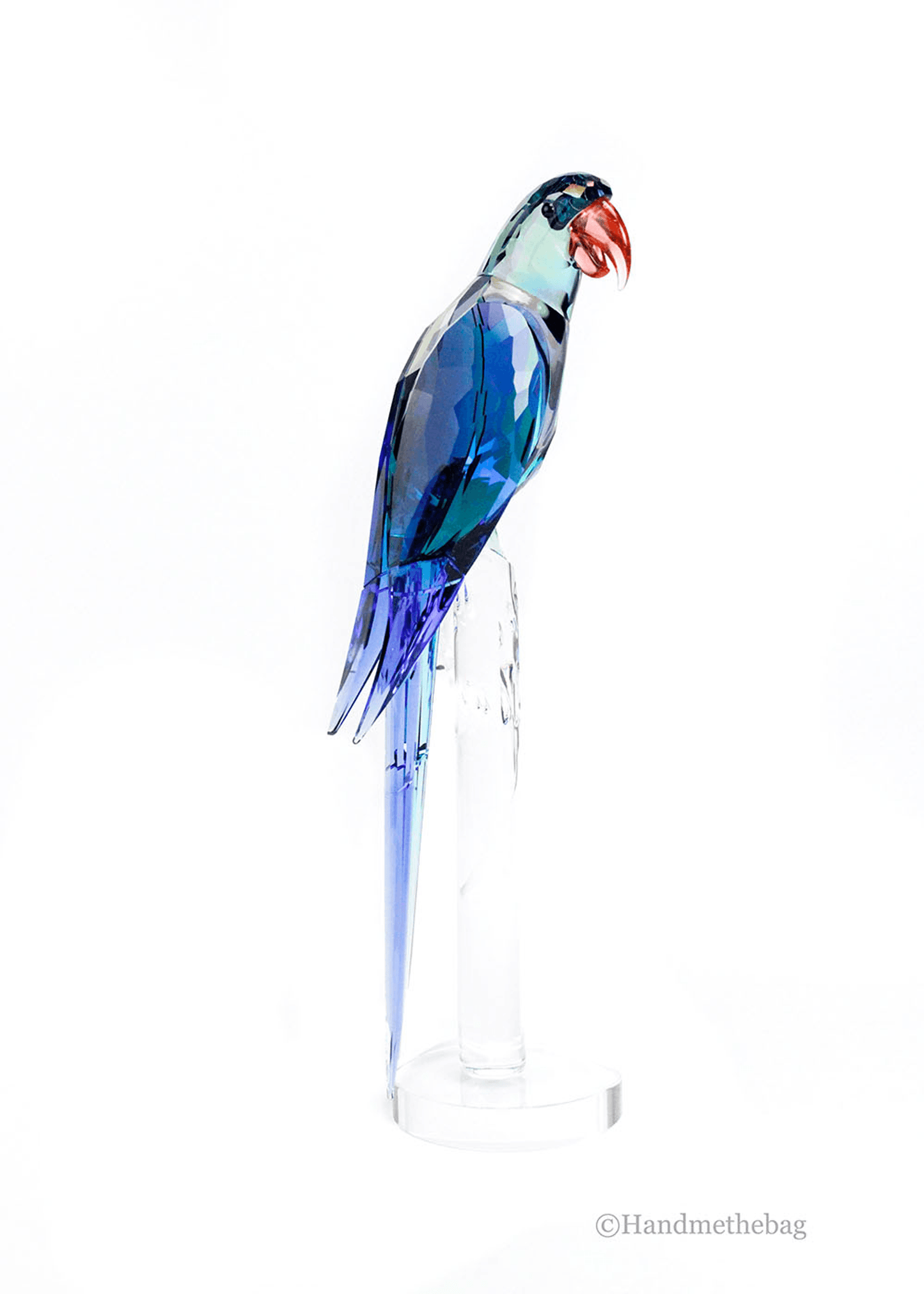 Swarovski Jungle Beats Banjo Green Macaw Crystal Figurine