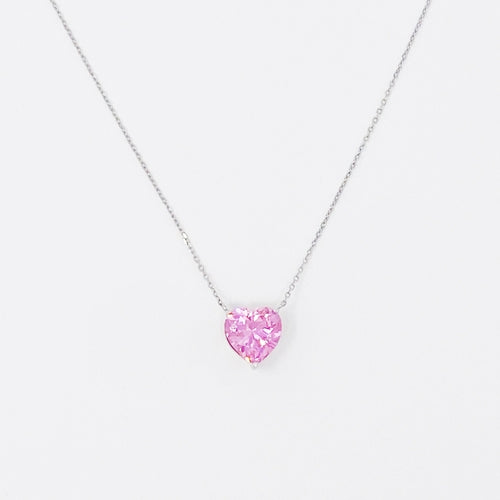 Absolute Beauty Sterling Silver Heart Necklace