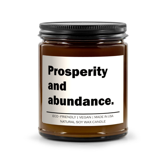 Prosperity and abundance Candle