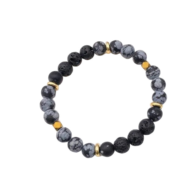 Black Lava Stone Bracelet