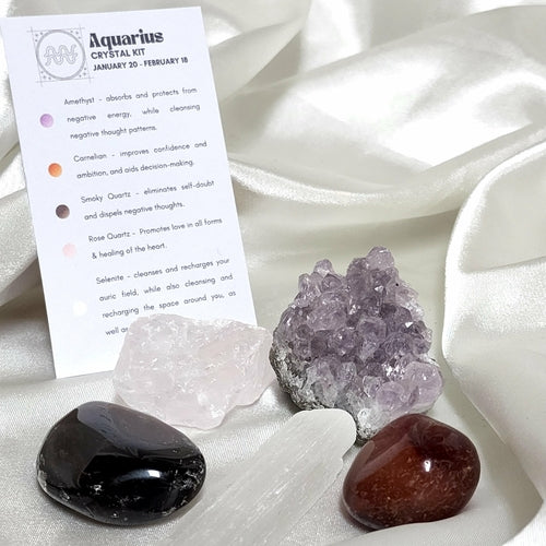 Star Sign Crystal Healing Kit: Aquarius