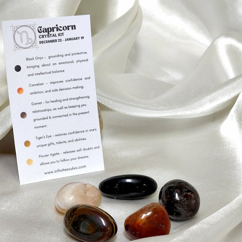 Star Sign Crystal Healing Kit: Capricorn