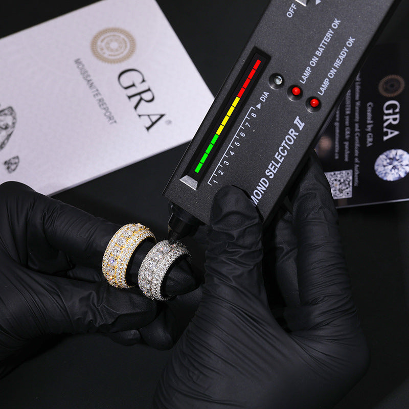 LuxeJewels™ - S925 Sterling Silver Mosonite Ring