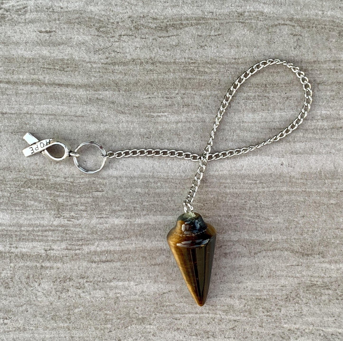 Tigers Eye Dowsing Pendulum Bracelet