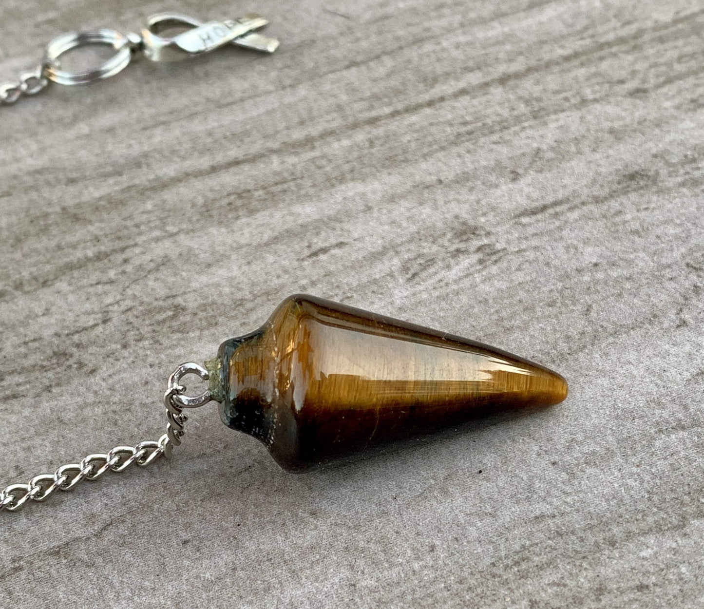 Tigers Eye Dowsing Pendulum Bracelet