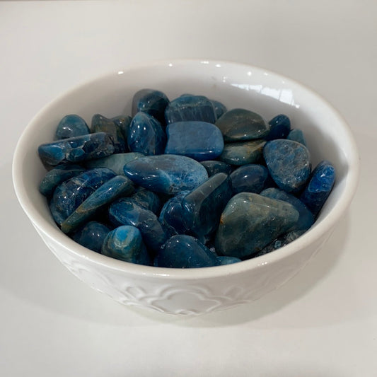 Blue Apatite Tumbled Stone