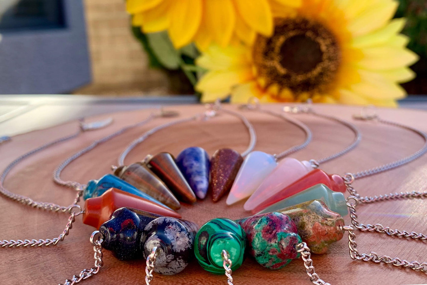 Tigers Eye Dowsing Pendulum Bracelet