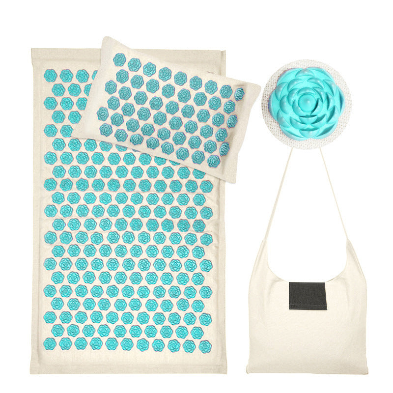 Flax Coconut Palm Acupuncture Point Massage Yoga Mat