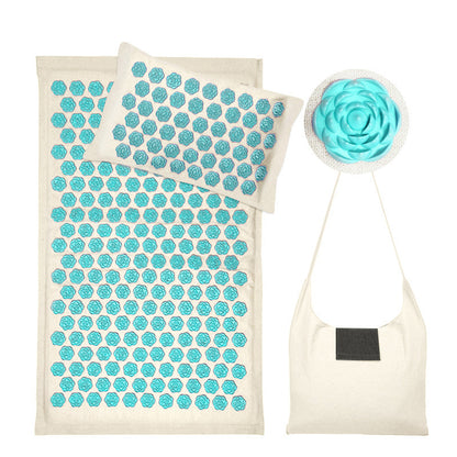 Flax Coconut Palm Acupuncture Point Massage Yoga Mat
