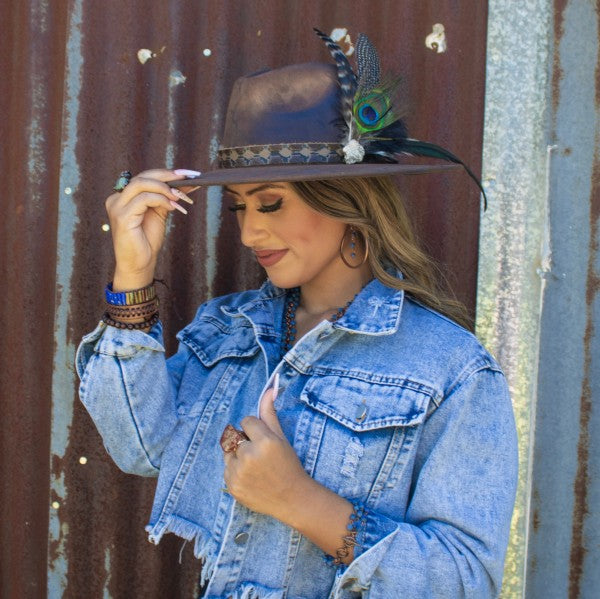 xxWoven Picasso Jasper&Lapis Beaded Bracelet