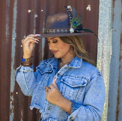 xxWoven Picasso Jasper&Lapis Beaded Bracelet