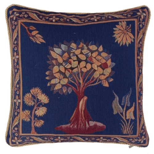 Art Apocalypse Tree Of Life Tapestry Cushion Cover 18X18 Inches