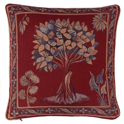 Art Apocalypse Tree Of Life Tapestry Cushion Cover 18X18 Inches