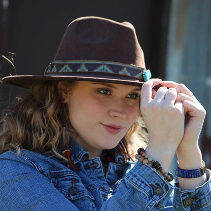 xxWoven Picasso Jasper&Lapis Beaded Bracelet