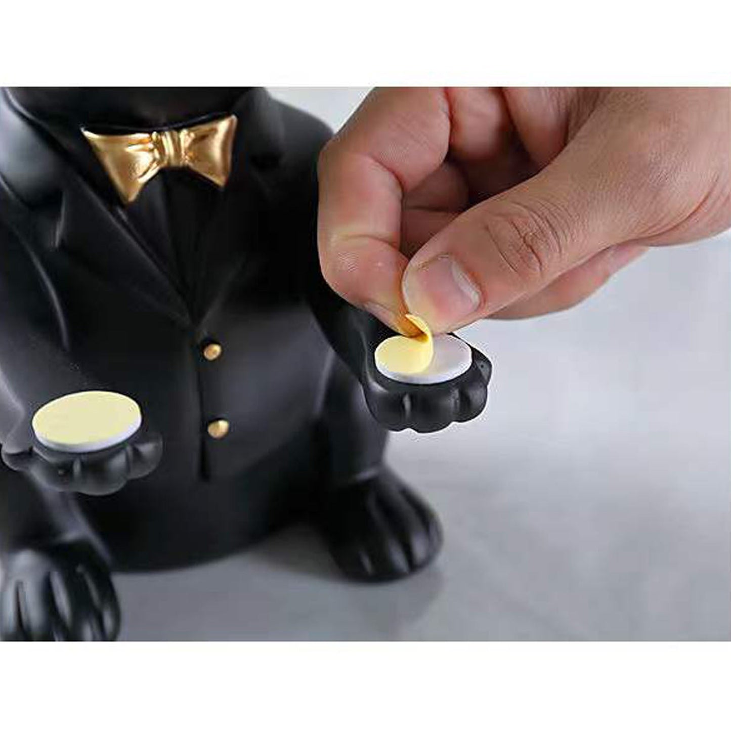 French Bulldog Statue Home Decoration, Cute Dog Statue With Tray