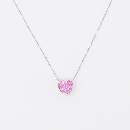 Absolute Beauty Sterling Silver Heart Necklace