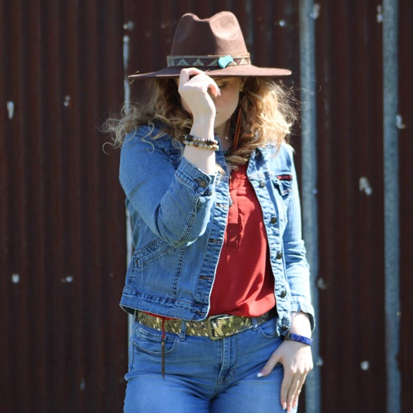 xxWoven Picasso Jasper&Lapis Beaded Bracelet