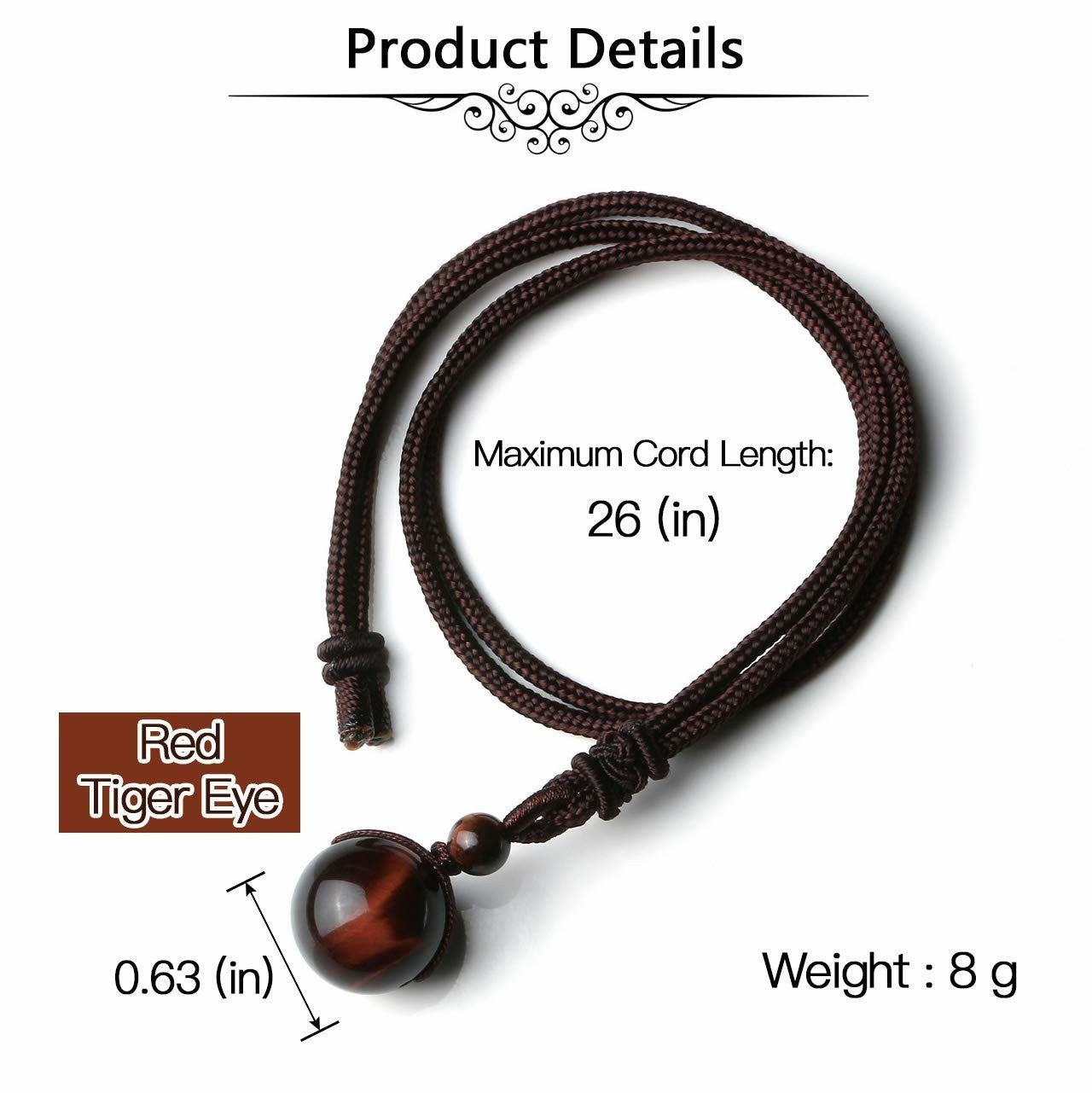 Fashion 16mm Natural Obsidian Pendant Amethyst Necklace For Men And