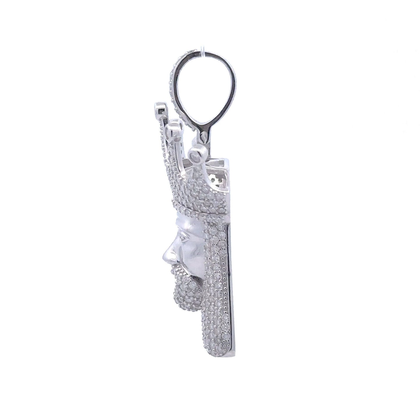 CORVINAS 3.78 CTW 925 CZ MOISSANITE RHODIUM PENDANT I 995751