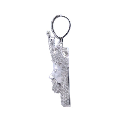 CORVINAS 3.78 CTW 925 CZ MOISSANITE RHODIUM PENDANT I 995751