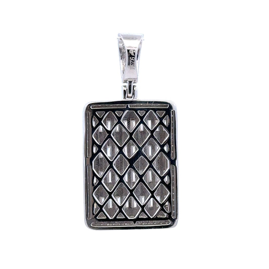 BEACON 5 CTW 925 CZ MOISSANITE RHODIUM PENDANT I 996651