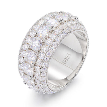 LuxeJewels™ - S925 Sterling Silver Mosonite Ring