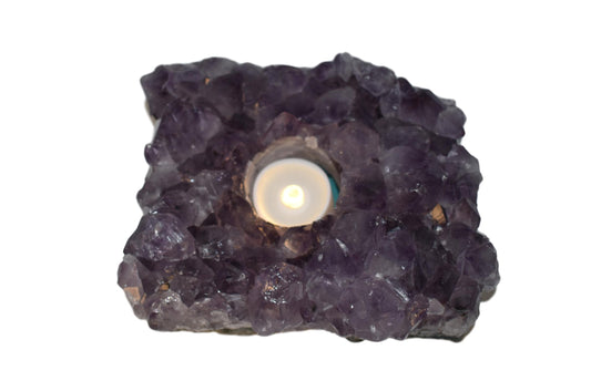 Amethyst Votive Candle Holder