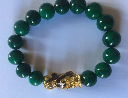 Green Jade Pixiu Bracelet