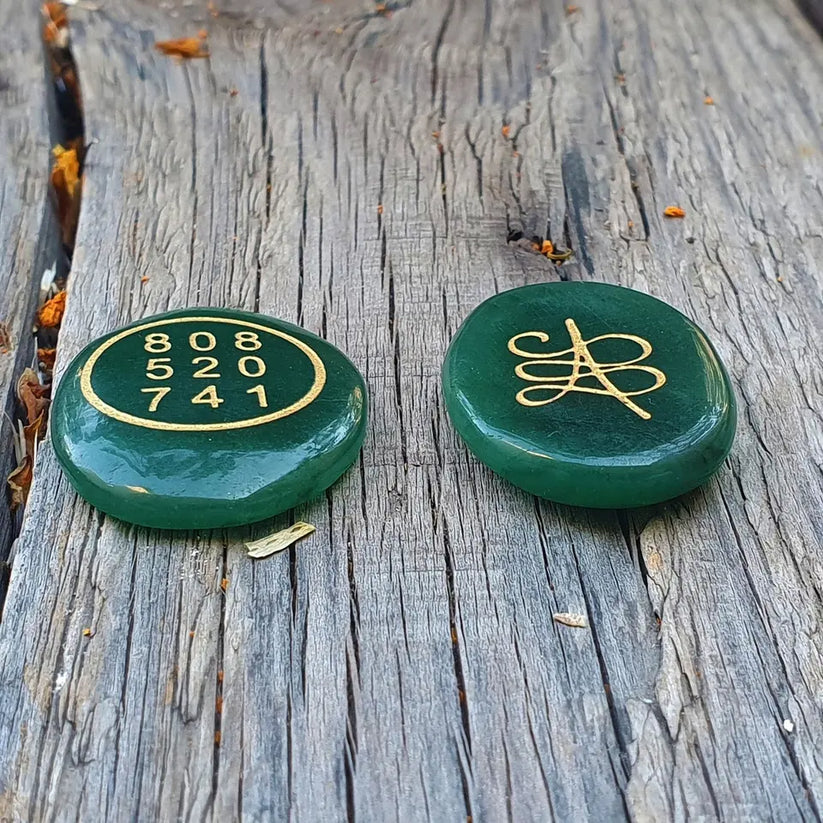 Green Jade Zibu Coin