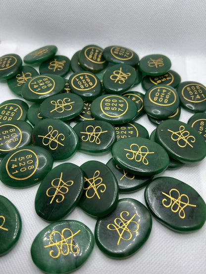 Green Jade Zibu Coin