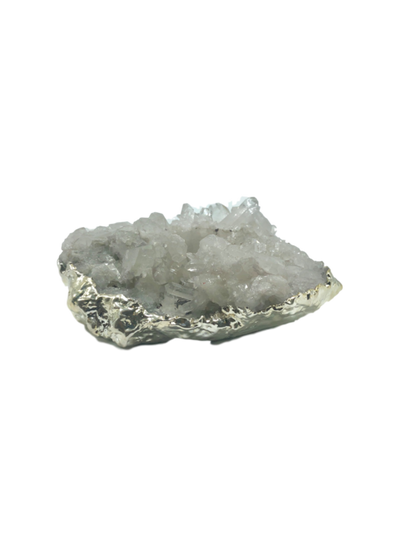 Quartz Cluster Candle Holder