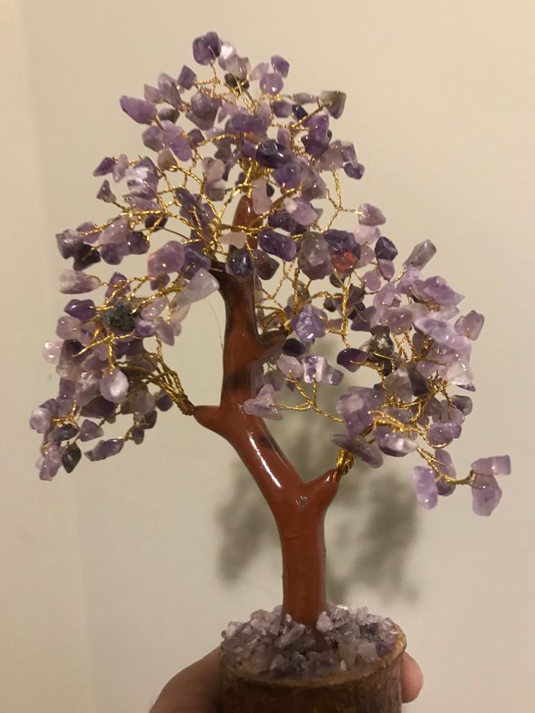 Amethyst Crystal Tree, Natural Amethyst Gemstone Tree