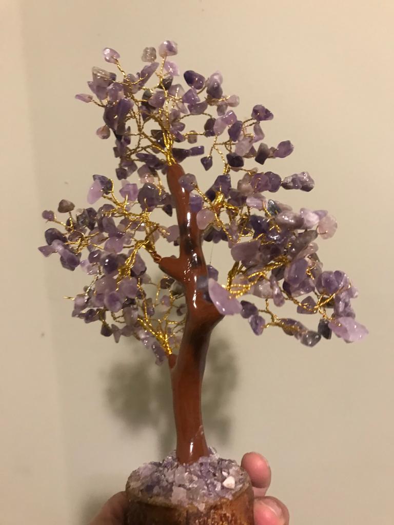 Amethyst Crystal Tree, Natural Amethyst Gemstone Tree