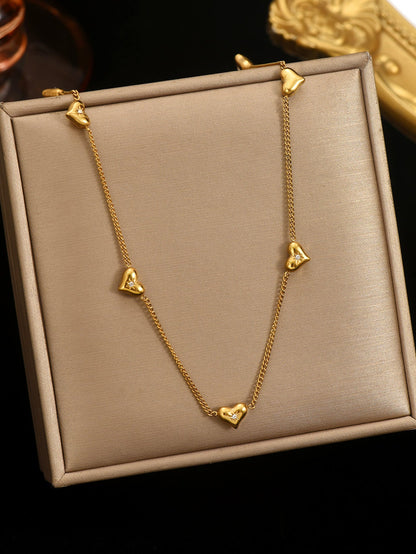 Holiday Gift For Women, Elegant And Versatile Lxalry 18K Gold Plated