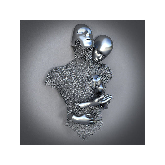 Metal  Statue Art Poster Hanging Painting