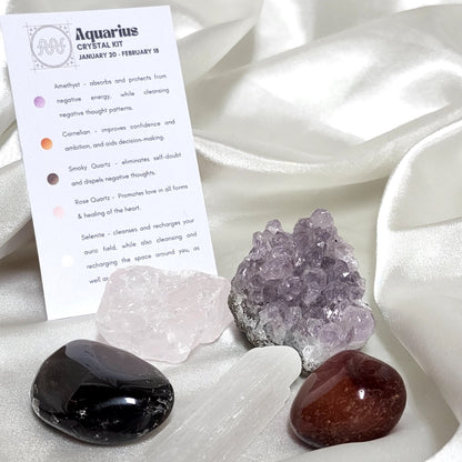 Star Sign Crystal Healing Kit: Aquarius