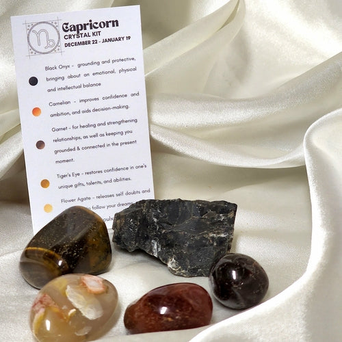 Star Sign Crystal Healing Kit: Capricorn