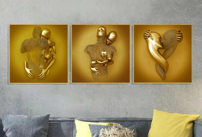 Metal  Statue Art Poster Hanging Painting