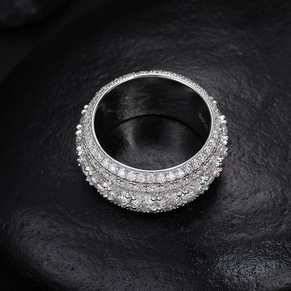 LuxeJewels™ - S925 Sterling Silver Mosonite Ring