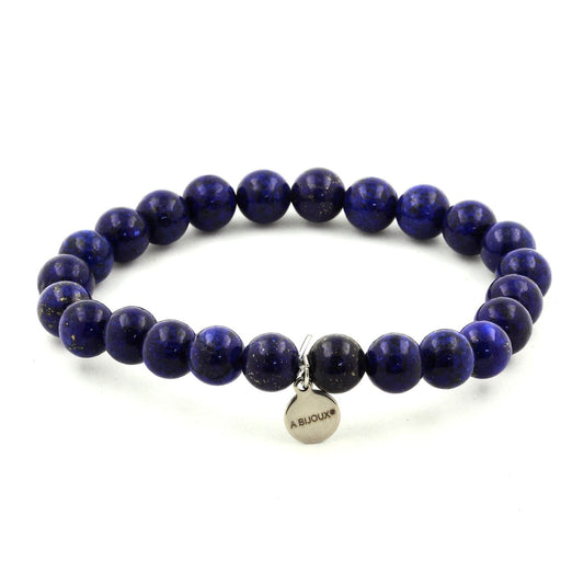 Lapis Lazuli Bracelet 8 mm Beads.