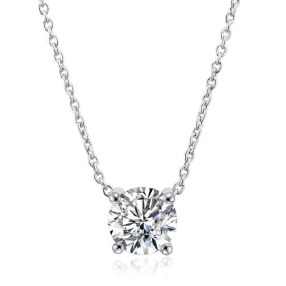 Classic Solitaire Necklaces. Silver or Gold. 10 necklaces per display.