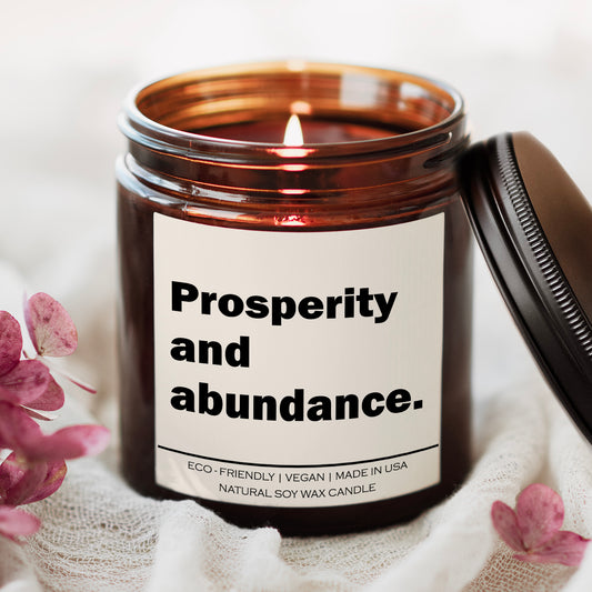 Prosperity and abundance Candle