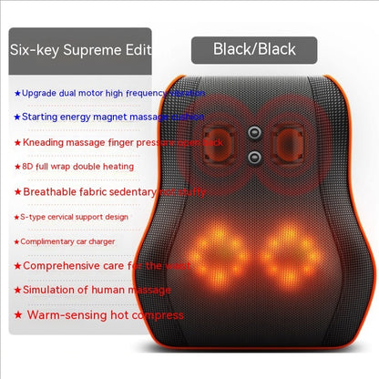 Waist Massager Cervical Back Leg Kneading Pillow Whole Body Electric Massage Mat