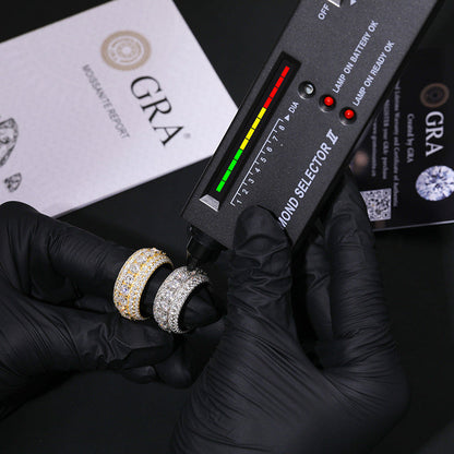 LuxeJewels™ - S925 Sterling Silver Mosonite Ring