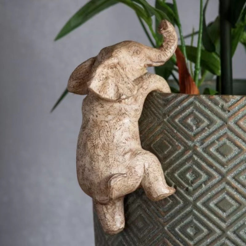 Creative Elephant Animal Statue Resin Crafts