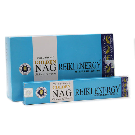 Reiki Golden Nag | Incense Sticks Joss 15g | Premium Scents |