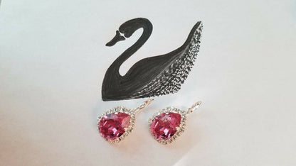Swarovski Crystal Pear Shaped Statement Earrings, Bridal/Bridesmaid