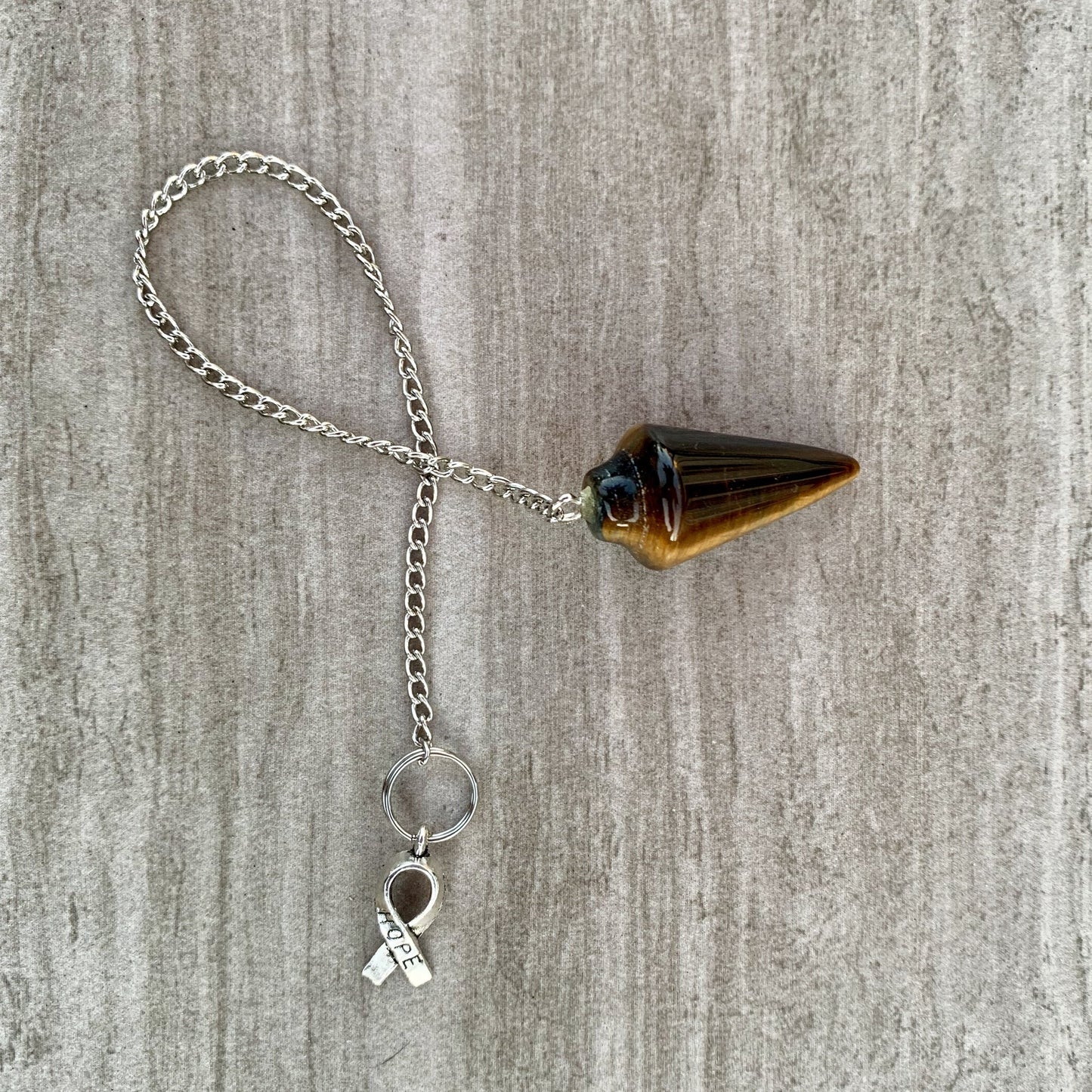 Tigers Eye Dowsing Pendulum Bracelet