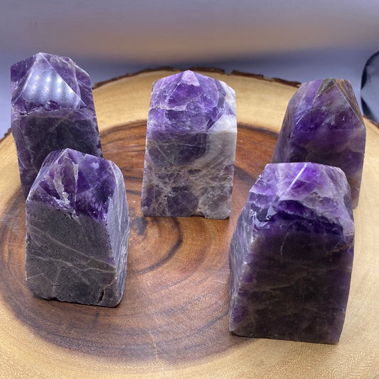 Amethyst Top Polished Point