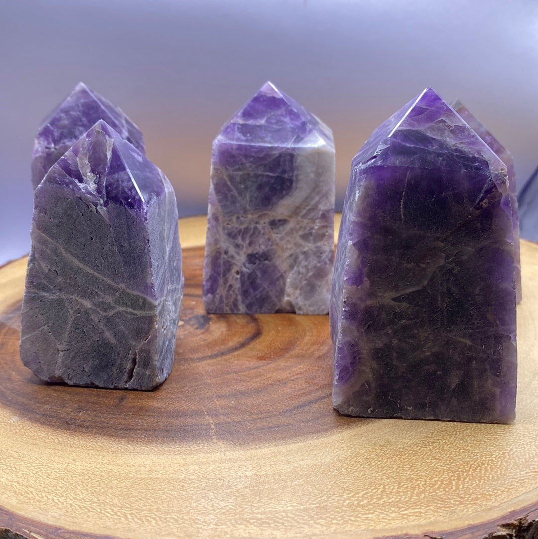 Amethyst Top Polished Point